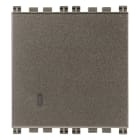 VIMAR - INTERRUTTORE 1P 10AX 2M METAL 19000.2.M