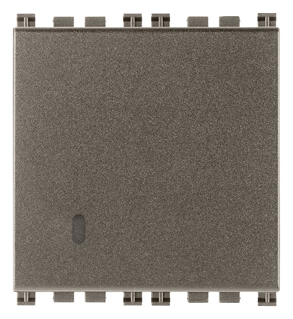 VIMAR - INTERRUTTORE 1P 20AX 2M METAL 19002.2.M