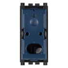 VIMAR - Meccanismo Deviatore 1P 16Ax Illuminabile, Completo con Tasto 1-2-3 Moduli. Max 200 W per Lampade con Alimentatore Integrato. 19005.0