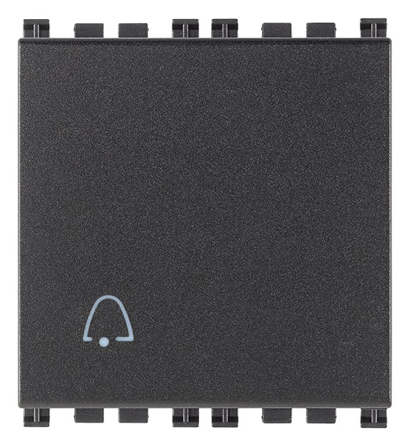 VIMAR - PULSANTE 1P NO 10A CAMPANELLO 2M GRIGIO 19008.2.C