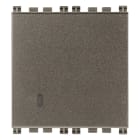VIMAR - PULSANTE 1P NO 10A 2M METAL