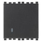 VIMAR - PULSANTE 1P NO 10A 2M GRIGIO