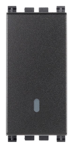 VIMAR - PULSANTE 1P NO 10A ANTIBATTERICO GRIGIO