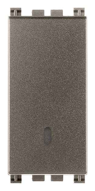 VIMAR - PULSANTE 1P NO 10A METAL