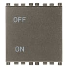 VIMAR - INTERRUTTORE 2P 20AX 2M METAL 19016.2.M