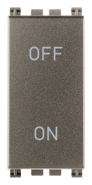 VIMAR - INTERRUTTORE 2P 20AX METAL 19016.M