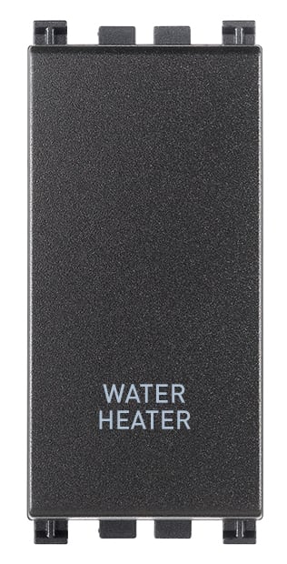 VIMAR - INTERRUTTORE 2P 20AX WATER/HEATER GRIGIO 19016.WH