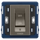 VIMAR - INTERRUTTORE 2P 45A COOKER METAL 19018.CK.M