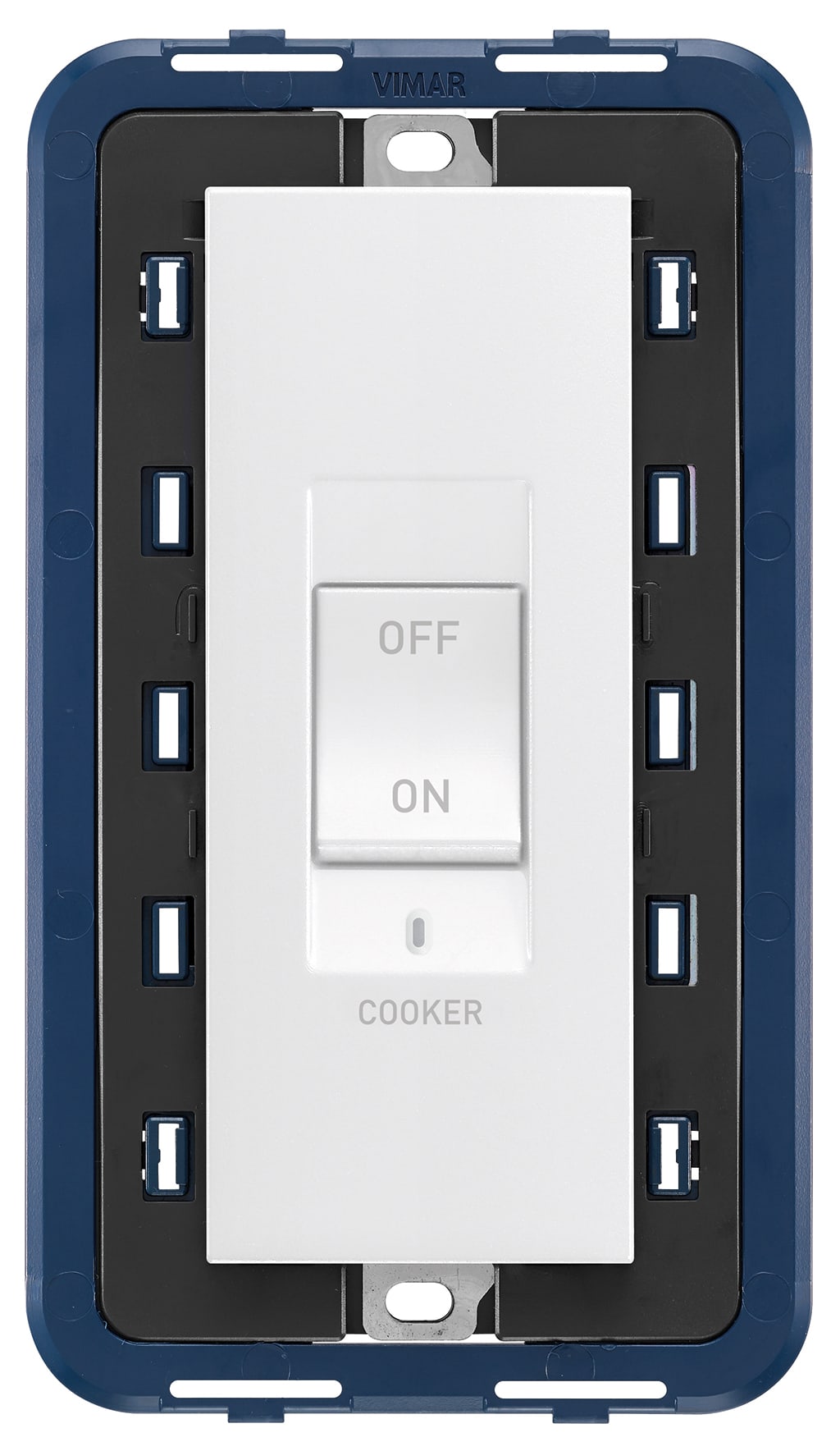 VIMAR - INTERRUTTORE 2P 45A COOKER 5M BIANCO 19019.CK.B