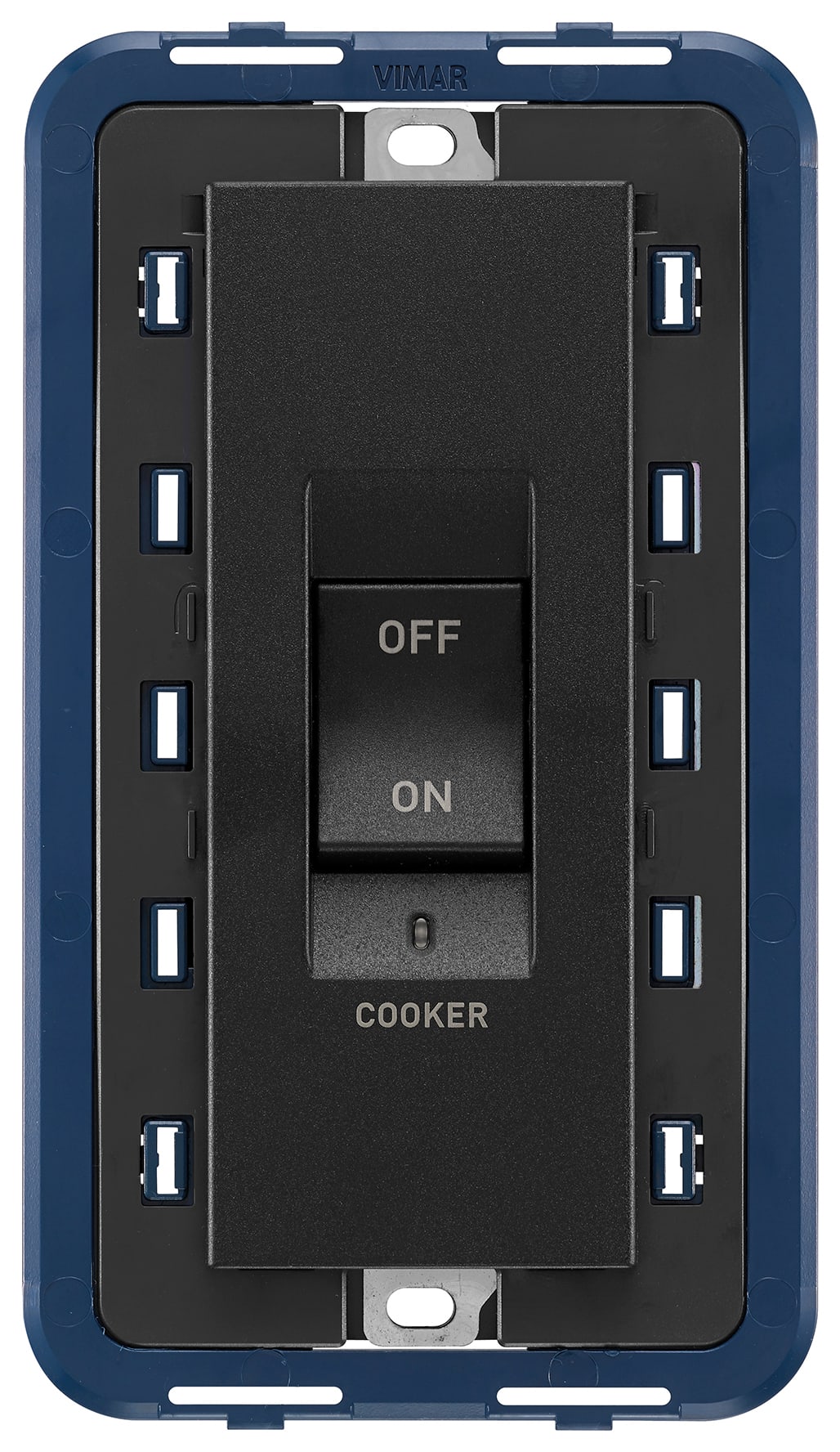 VIMAR - INTERRUTTORE 2P 45A COOKER 5M GRIGIO 19019.CK