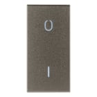 VIMAR - TASTO 1M SIMBOLO O I METAL 19021.99.M