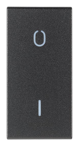 VIMAR - TASTO 1M SIMBOLO O I GRIGIO 19021.99