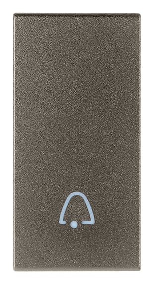 VIMAR - TASTO 1M SIMBOLO CAMPANELLO METAL 19021.C.M