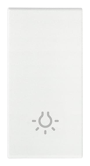 VIMAR - TASTO 1M SIMBOLO LUCE BIANCO 19021.L.B