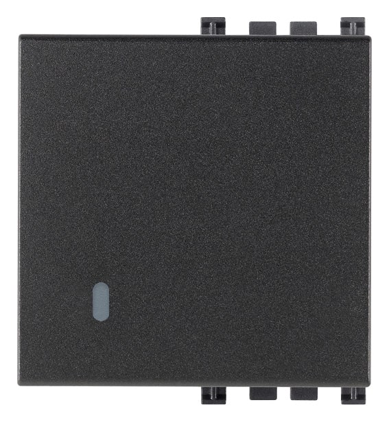 VIMAR - TASTO 2M ANTIBATTERICO GRIGIO 19022.1.AB