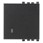 VIMAR - TASTO 2M ANTIBATTERICO GRIGIO 19022.1.AB