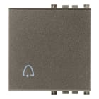 VIMAR - TASTO 2M SIMBOLO CAMPANELLO METAL 19022.C.M
