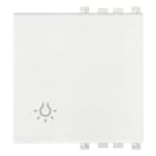 VIMAR - TASTO 2M SIMBOLO LUCE BIANCO 19022.L.B