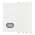 VIMAR - TASTO 2M CON DIFFUSORE BIANCO 19027.B