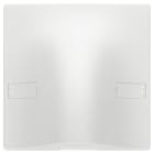 VIMAR - Uscita Cavo Morsettiera 45A Bianco 2P+T 250V~ Supporto Coperchio Installazione Scatole Quadrate Bs 19047.B