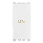 VIMAR - PULSANTE 1P NO+NC 10A SIMBOLO ON BIANCO 19056.34.B