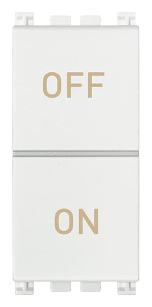 VIMAR - DUE PULSANTI INDIPEND. NO+NC 10A BIANCO