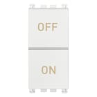 VIMAR - DUE PULSANTI INDIPEND. NO+NC 10A BIANCO 19058.B