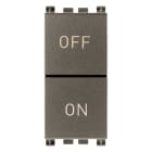 VIMAR - DUE PULSANTI INDIPEND. NO+NC 10A METAL