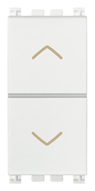 VIMAR - DUE PULSANTI INTERBLOCC.NO+NO 10A BIANCO