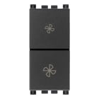 VIMAR - COMMUTATORE 2P 10AX FAN-COIL GRIGIO 19063