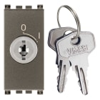 VIMAR - Pulsante 2P 16A + Chiave Metal Estraibile Posizione Off