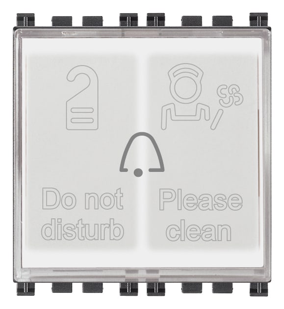 VIMAR - PULSANTE + 2 SPIE HOTEL 230V ANTIBATT. G