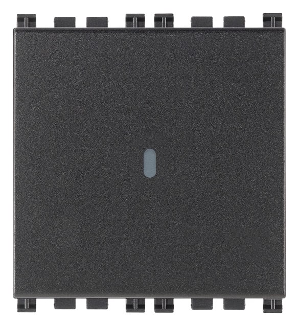 VIMAR - PULSANTE 1P NO 10A ASSIALE 2M GRIGIO 19108.2