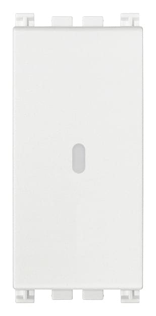 VIMAR - PULSANTE 1P NO 10A ASSIALE BIANCO 19108.B