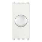 VIMAR - Dimmer 230V 100-500W Bianco per Lampade Ad Incandescenza con Deviatore Push-Push e Regolazione Potenziometro Rotativo