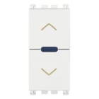 VIMAR - Commutatore Elettronico Centralizzabile per Tapparelle con Uscite a Relè 0,6-2A 220-240V Bianco con Orientamento Lamelle e Memorizzazione Posizione