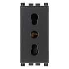 VIMAR - PRESA 2P+T 16A P17/11 ANTIBATT. GRIGIO