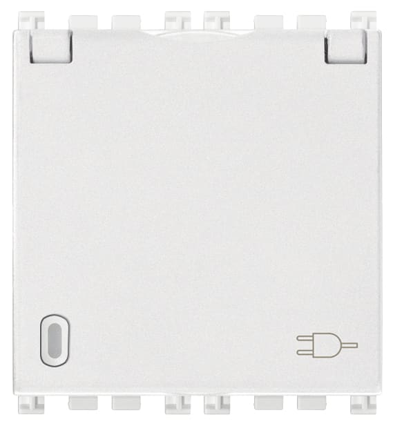 VIMAR - PRESA SICURY 2P+T 16A DE + COPER. BIANCO