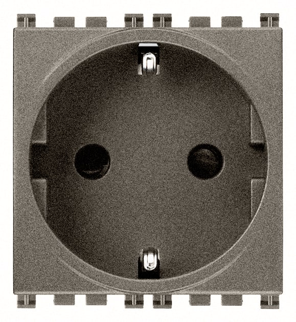 VIMAR - PRESA SICURY 2P+T 16A TEDESCO METAL