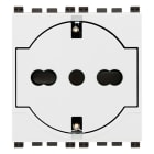 VIMAR - PRESA 2P+T P40 UNIVERSALE A FILO BIANCO