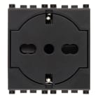 VIMAR - PRESA 2P+T P40 UNIVERSALE A FILO GRIGIO 19211