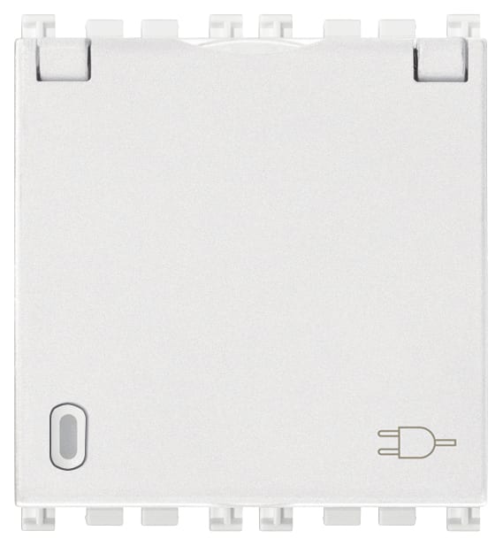 VIMAR - PRESA SICURY 2P+T 16A FR + COPER. BIANCO