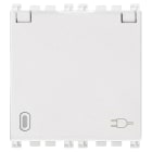 VIMAR - PRESA SICURY 2P+T 16A FR + COPER. BIANCO