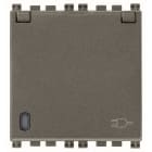 VIMAR - PRESA SICURY 2P+T 16A FR + COPER. METAL 19212.C.M