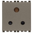 VIMAR - PRESA SICURY 2P+T 5A INGLESE METAL