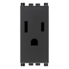 VIMAR - PRESA SICURY 2P+T 15A USA+SASO GRIGIO 19242