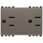 VIMAR - 2 PRESE SICURY 2P+T 15A USA+SASO METAL 19243.M