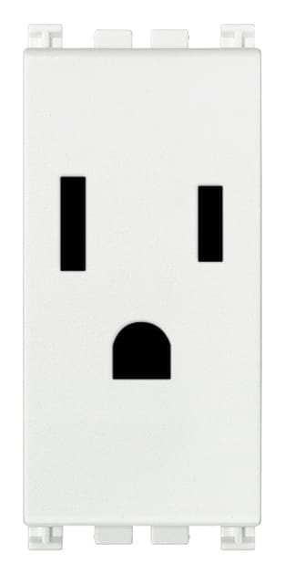 VIMAR - PRESA 2P+T 15A USA+SASO BIANCO