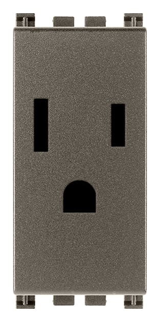 VIMAR - PRESA 2P+T 15A USA+SASO METAL