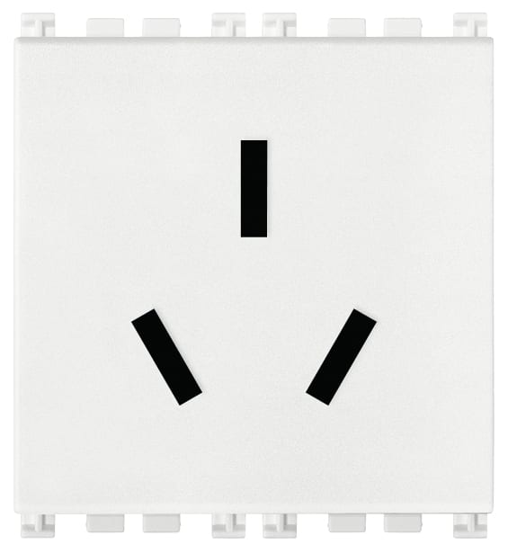 VIMAR - PRESA SICURY 2P+T 16A CINESE BIANCO